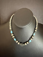Load image into Gallery viewer, Sterling silver golden hills necklace 18 inch