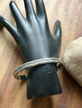 Load image into Gallery viewer, Sunshine Reeves Sterling Silver Stacker Cuff Bracelet Navajo Native Gift