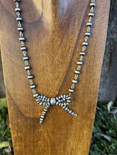Load image into Gallery viewer, Bow Sterling Silver 3mm-6mm Rosary Pearls Bead Necklace. 20 Inch. Gift
