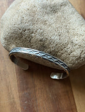Load image into Gallery viewer, Sunshine Reeves Sterling Silver Stacker Cuff Bracelet Navajo Native Gift