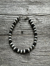 Load image into Gallery viewer, Black Onyx 6mm 7 Inch 925 Sterling Silver Pearls Bead Bracelet