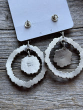 Load image into Gallery viewer, Navajo Sterling Silver Turquoise Cluster Earrings Sheila