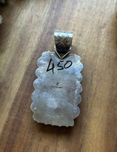 Load image into Gallery viewer, Native American Navajo Sterling Silver Black Onyx Pendant Etta Enditto Gift