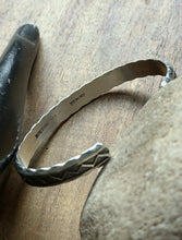 Load image into Gallery viewer, Sunshine Reeves Sterling Silver Stacker Cuff Bracelet Navajo Native Gift