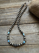 Load image into Gallery viewer, Sterling silver golden hills necklace 18 inch