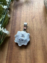 Load image into Gallery viewer, Navajo Sterling Silver Red Coral Turquoise Cluster Pendant LY