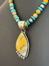 Load image into Gallery viewer, Handmade Navajo Jasper Pendent Sterling Silver With necklace