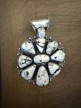 Load image into Gallery viewer, Navajo sterling silver wb pendant