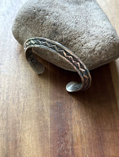 Load image into Gallery viewer, Sunshine Reeves Sterling Silver Stacker Cuff Bracelet Navajo Gift