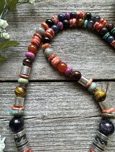 Load image into Gallery viewer, Tommy &amp; Rosita Singer T R Sterling Silver Red Spiny Oyster Bead Necklace 28”