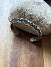 Load image into Gallery viewer, Sunshine Reeves Sterling Silver Stacker Cuff Bracelet Navajo Gift