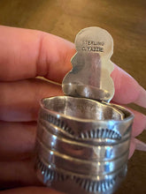 Load image into Gallery viewer, Navajo sterling silver mutistone ring  adjustable size