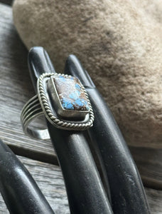 Native American Sterling Silver Golden Hill Turquoise Ring. Size 10 Gift BJ