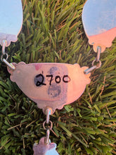 Load image into Gallery viewer, Navajo sterling silver Roy stone turquoise Lamat necklace
