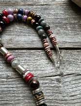 Load image into Gallery viewer, Tommy &amp; Rosita Singer T R Sterling Silver Purple Spiny Oyster Bead Necklace 28”