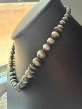 Load image into Gallery viewer, Sterling Silver Sonoran bead necklace