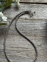 Load image into Gallery viewer, Tigers Eye 4mm Sterling Silver Pearls Choker Bead Necklace. 16 Inch. Gift
