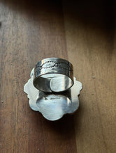 Load image into Gallery viewer, Navajo Sterling Silver Royston Turquoise Adjustable Ring Etta Enditto Gift