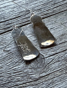 Navajo 925 Sterling Silver Golden Hill Turquoise Earrings Joe Paul Southwestern