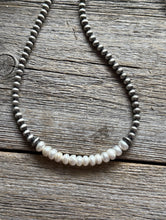 Load image into Gallery viewer, Freshwater Pearl 4mm Sterling Silver Pearls Choker Bead Necklace. 16 Inch. Gift
