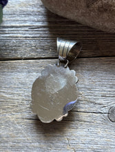 Load image into Gallery viewer, Navajo Native American Sterling Silver Turquoise Handmade Pendant R Yazzie Gift