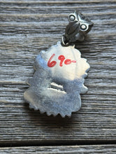 Load image into Gallery viewer, Navajo Sterling Silver Turquoise Pendant Geneva