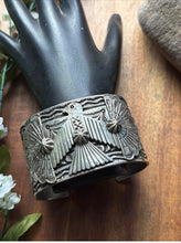 Load image into Gallery viewer, Sunshine Reeves Sterling Silver Thunderbird Cuff Bracelet Navajo