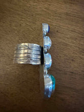 Load image into Gallery viewer, Navajo sterling silver mutistone ring  adjustable size