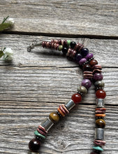 Load image into Gallery viewer, Tommy &amp; Rosita Singer T R Sterling Silver Purple Spiny Oyster Bead Necklace 20