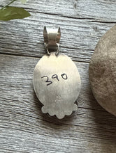 Load image into Gallery viewer, Native American Sterling Silver Red Spiny Oyster Pendant RY