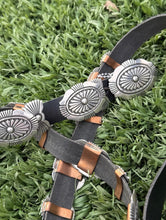 Load image into Gallery viewer, Vintage Pawn Native American Sterling Silver Buckle Concho Belt Signed