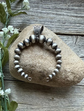 Load image into Gallery viewer, Sterling Silver Pearls Naja Bead Pendant 5mm-12mm 2.5 Inch