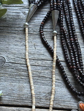 Load image into Gallery viewer, Vintage Pawn Native Sterling Silver Orange Spiny Oyster Pendant Necklace Set B