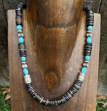 Load image into Gallery viewer, Sugilite Sleeping Beauty Turquoise Sterling Silver Nuggets Bead Necklace 18 inch