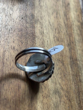 Load image into Gallery viewer, Native American Sterling Silver Sonoran Gold Turquoise Ring. Size 10 Adjustable