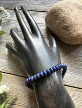Load image into Gallery viewer, Lapis Lazuli 7 Inch Stretch Bead Bracelet Gift Southwestern
