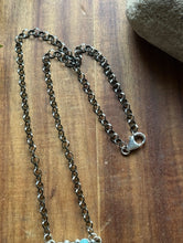 Load image into Gallery viewer, Navajo Sterling Silver Spiny Oyster Heart Turquoise Cluster Chain Necklace CY