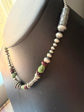 Load image into Gallery viewer, Sterling silver Sonoran spiny oyster necklace 18 inch