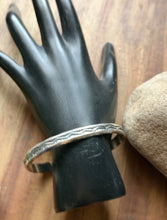 Load image into Gallery viewer, Sunshine Reeves Sterling Silver Stacker Cuff Bracelet Navajo Native Gift