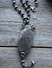 Load image into Gallery viewer, Navajo 925 Sterling Silver Royston Turquoise Pendant Rosary Necklace. 20 Inch KY