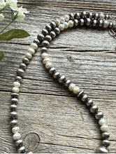 Load image into Gallery viewer, Freshwater Pearls Multi Graduated Sterling Silver Bead Necklace 18 inch