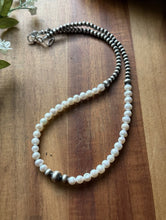 Load image into Gallery viewer, Sterling Silver Freshwater Pearl W Multi Bead Pearls Necklace. 18 Inch. Gift