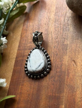 Load image into Gallery viewer, Navajo Native American Sterling Silver White Buffalo Turquoise Pendant H Piasso