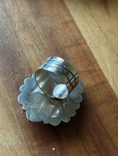 Load image into Gallery viewer, Navajo Sterling Silver Number 8 Turquoise Adjustable Ring Etta Enditto Gift