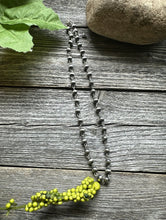 Load image into Gallery viewer, Sterling Silver 6mm Pearls Rosary Bead Necklace. 18 Inch.