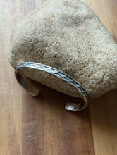 Load image into Gallery viewer, Sunshine Reeves Sterling Silver Stacker Cuff Bracelet Navajo Native Gift