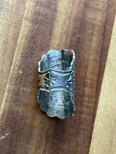 Load image into Gallery viewer, Sunshine Reeves Navajo Native 925 Sterling Silver Stamped Handmade Ring Size10.5