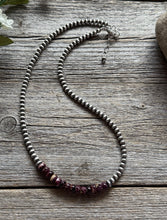 Load image into Gallery viewer, Purple Spiny Oyster 4mm Sterling Silver Pearls Choker Bead Necklace 16 Inch Gift