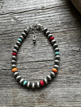 Load image into Gallery viewer, Multi Stone 6mm 7 Inch 925 Sterling Silver Pearls Bead Bracelet