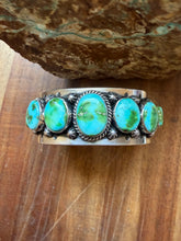 Load image into Gallery viewer, Navajo sterling silver Sonoran cuff bracelet